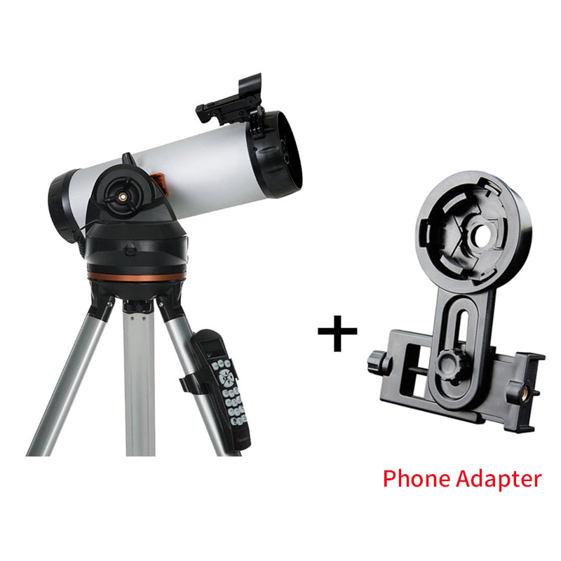 Celestron Professional LCM114 114/1000mm F9 Computerized GoTo Mount Reflector Astronomical Telescope Motorized Single-Arm Alt-Az