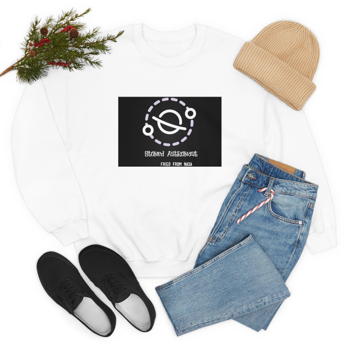 Spaceboyz™ Stoned Astronaut Crewneck Sweatshirt