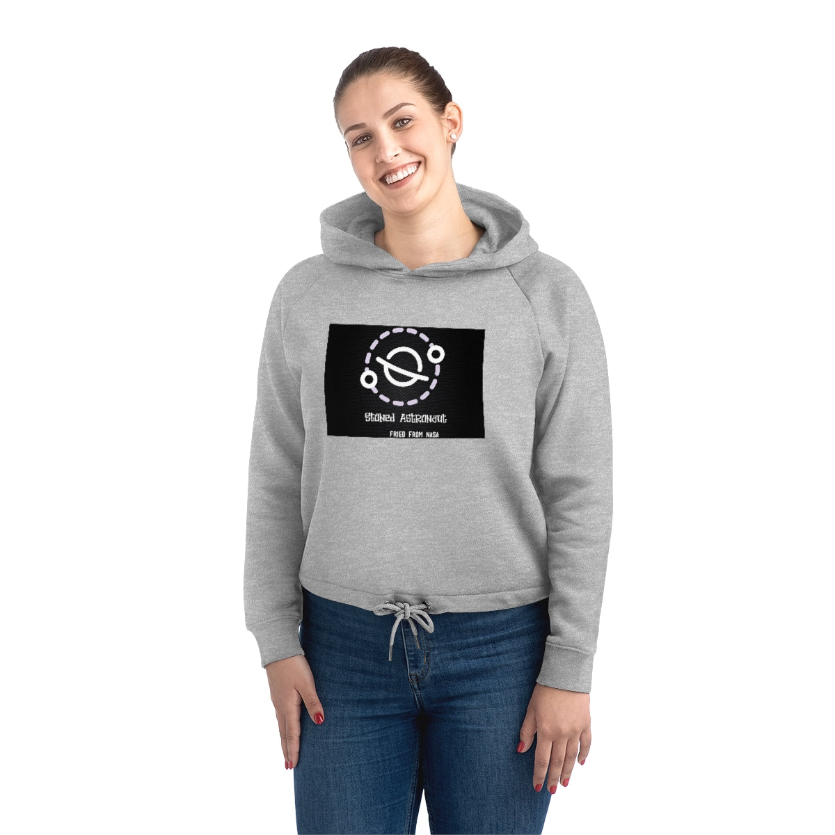 Spaceboyz™ Stoned Astronaut Women’s Cropped Hoodie