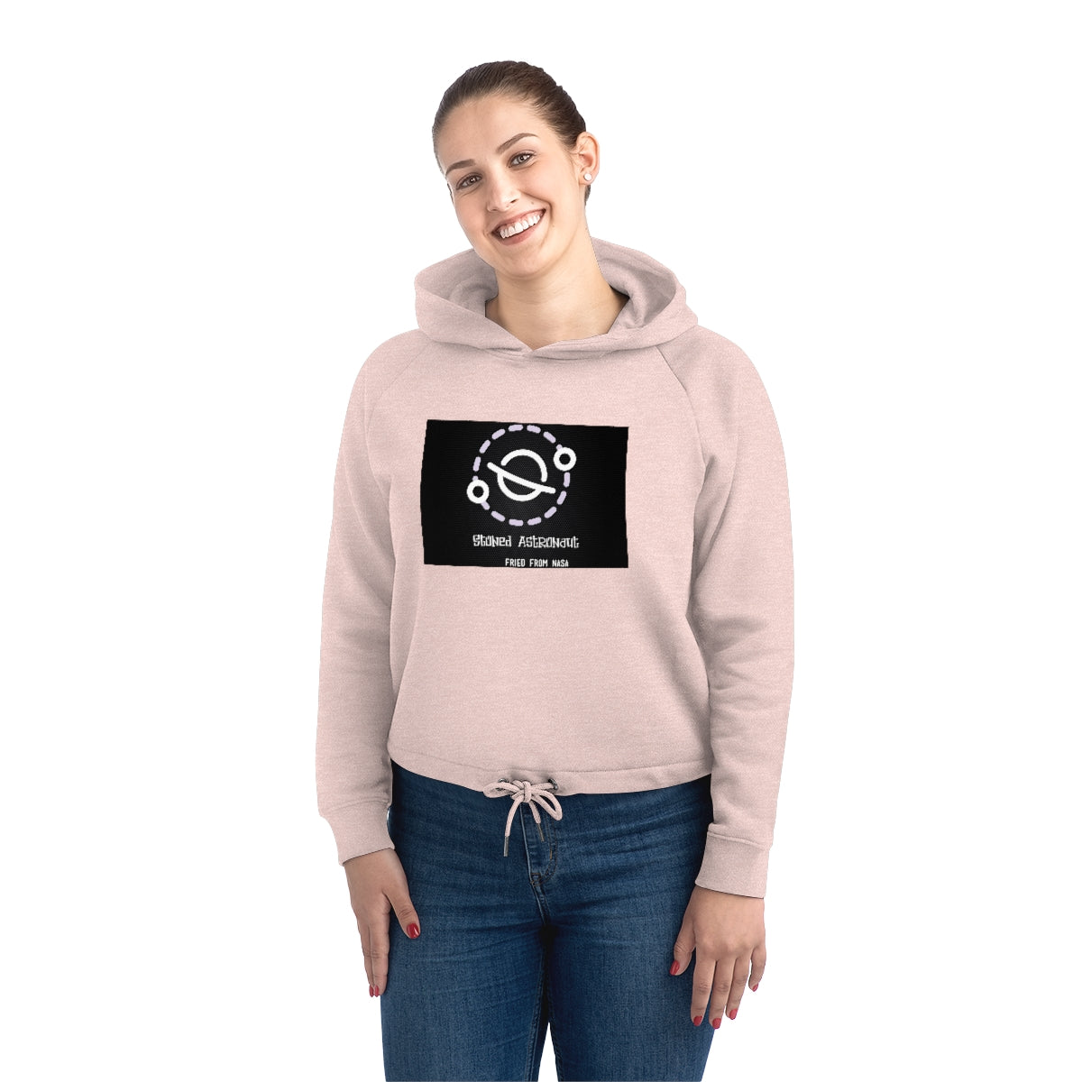 Spaceboyz™ Stoned Astronaut Women’s Cropped Hoodie