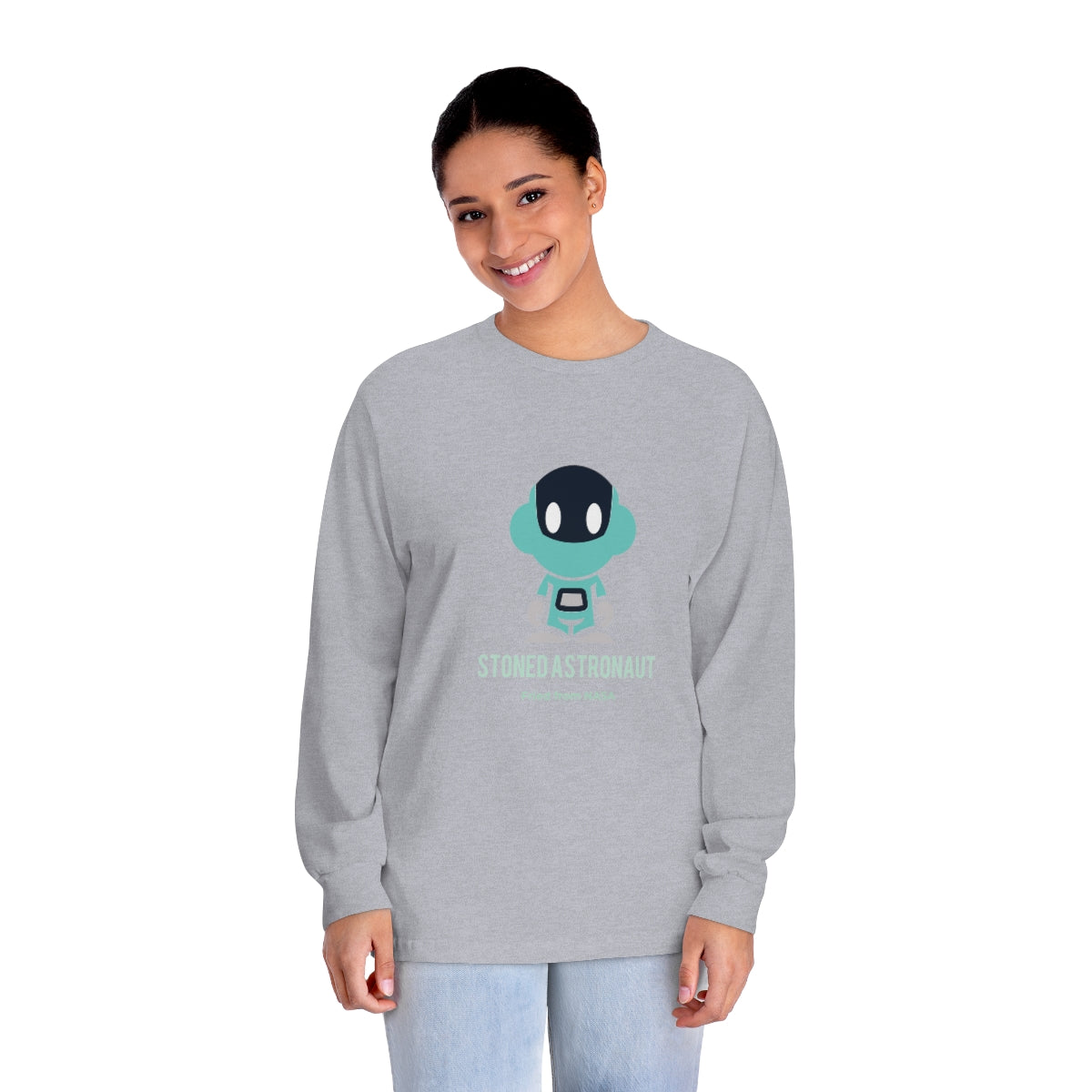 Spaceboyz™ Stoned Astronaut Fried from NASA Long Sleeve T-Shirt