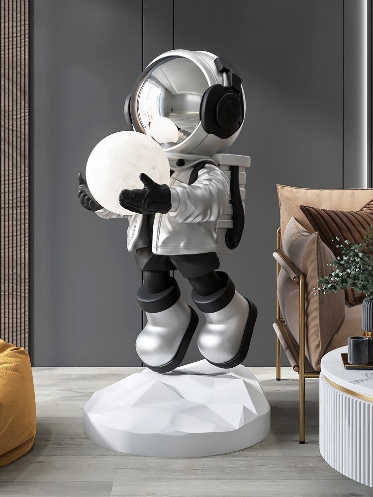 Large Floor Astronaut Figurine Sculpture – SPACEBOYZ