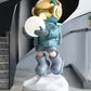 Large Floor Astronaut Figurine Sculpture