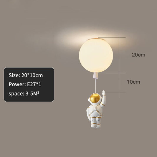 Astronaut LED Pendant Light Balloon Ceiling Chandelier Lamp