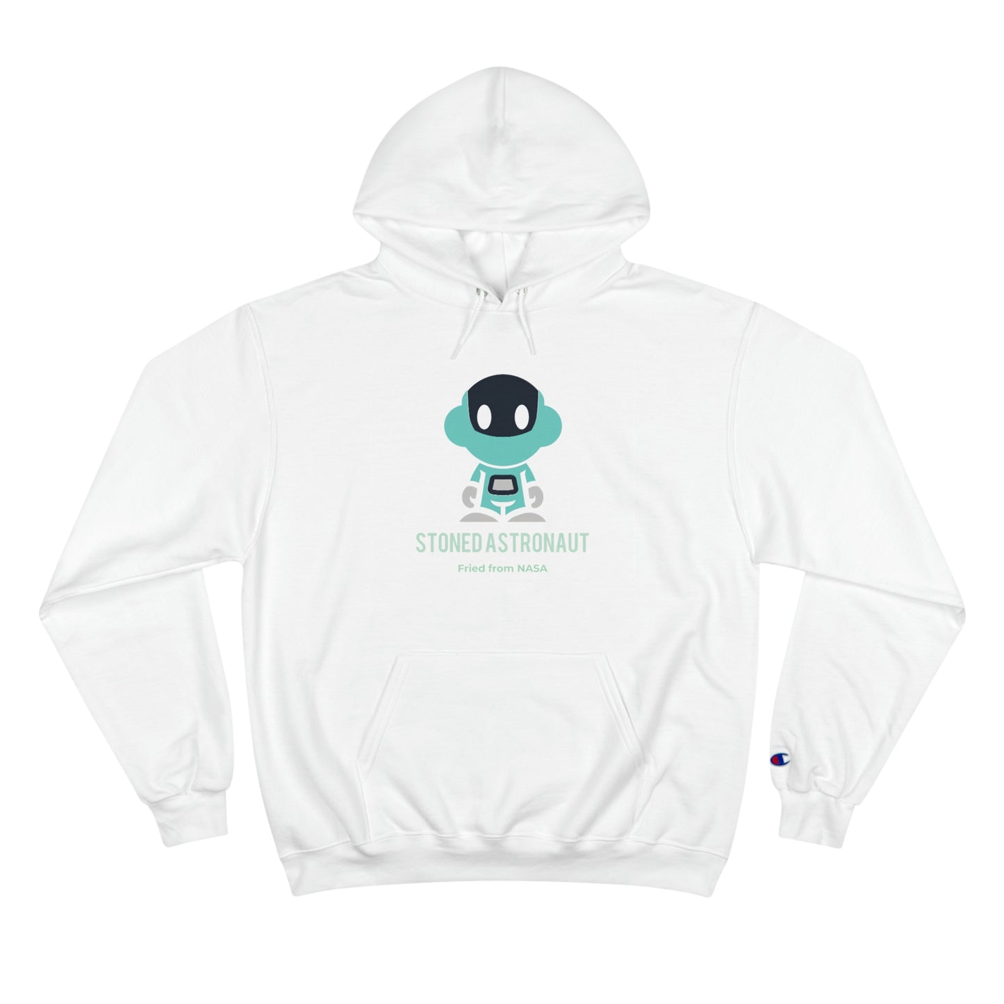 Stoned Astronaut Fried from NASA Champion Hoodie